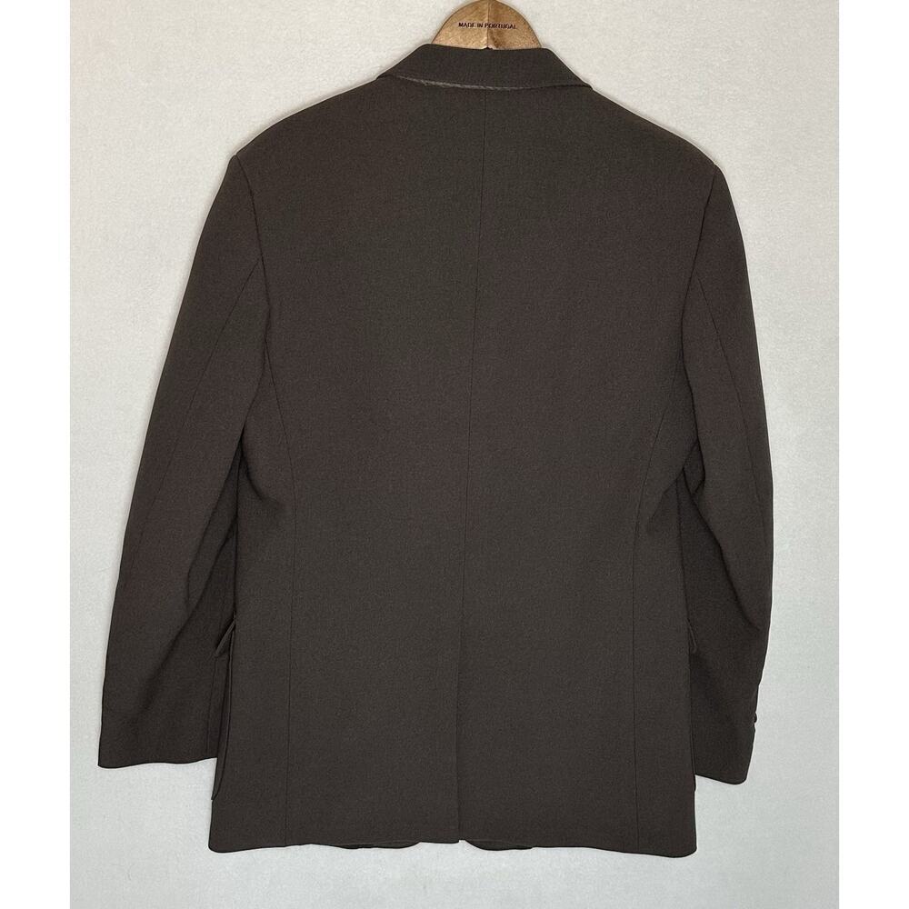 Oakton Ltd Mens Wool Tweed Blazer Sport Coat Jacket, 42L - Picture 2 of 8